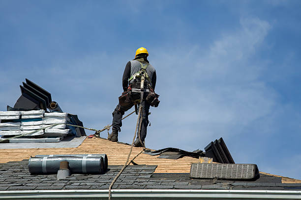 Professional Gutter Installation technician working in Deer Creek, OK